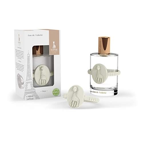 Sophie la girafe Eau de Toilette ? Gentle Fragrance for Mothers and Children Over 5 ? 96% Natural Ingredients ? Vegan ? Made in France ? With Soothing Teething Ring