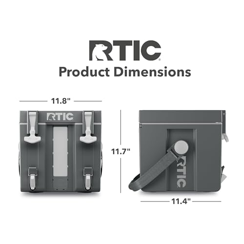 RTIC Halftime Water Cooler Portable Carrier Container, Drink Beverage Dispenser, Stackable with 2 Taps, Bottleless, BPA-Fr...