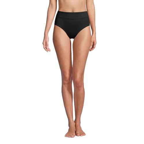 Lands' End Women's High Waisted Bikini Bottoms