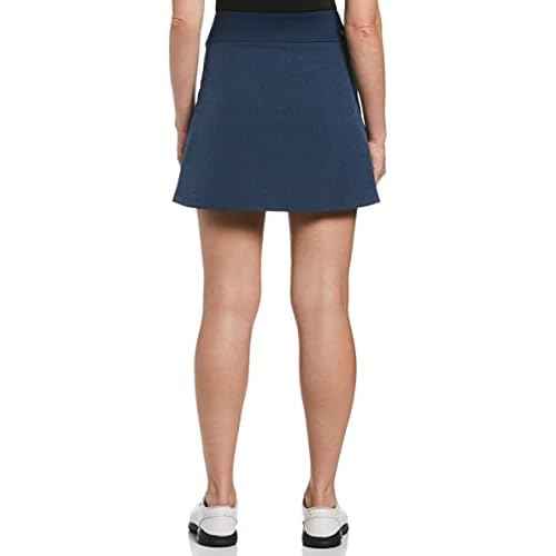 Callaway Womens 17" Skort Heather Perforated W/Front Curved HemSkort
