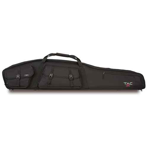 Allen Company Tactical Rifle Case - Padded Scoped Rifle Bag - Long Gun Soft Case with Padded Suppressor Pocket - 55IN Long Case - Velocity: Black or Camo Options