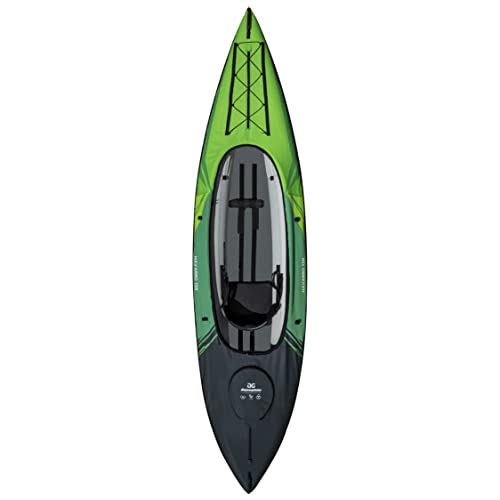 AQUAGLIDE Navarro Convertible Inflatable Kayak with Drop Stitch Floor, Green