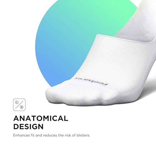 Feetures unisex-adult Elite Invisible Light Cushion 3-pair Pack