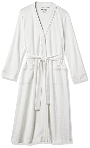 Amazon Essentials Women's Lightweight Waffle Full-Length Robe (Available in Plus Size)