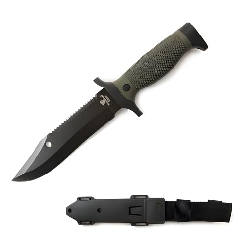 Snake Eye Tactical 12-Inches Ultimate Outdoors Survival Knife Fixed Blade Knife for Hunting, Fishing, Foraging, Camping, a...