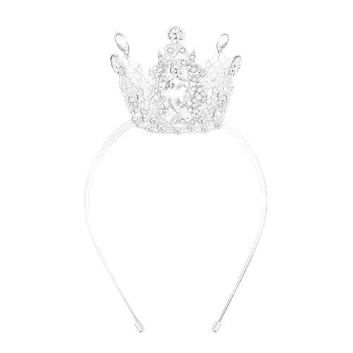 VELSCRUN Silver Crystal Tiara Headband, Crowns for Women, Princess Girls Tiaras, Royal Queen Crown Princess Quinceanera He...