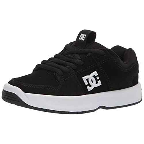 DC Men's Lynz Zero Low Top Casual Skate Shoe Sneaker, Black/White, 3.5