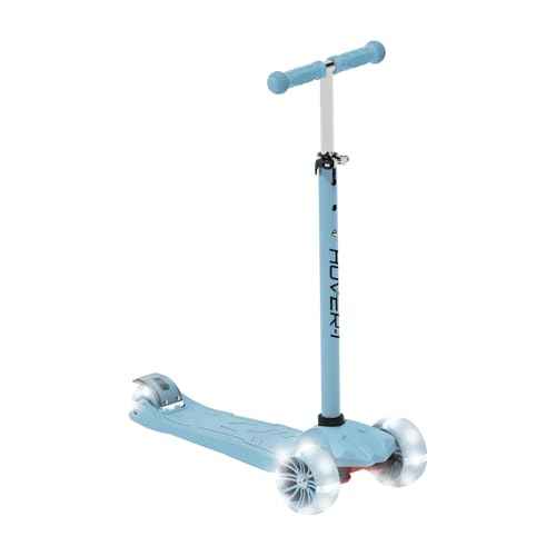Hover-1 Solaris Kick Scooter with Multicolor Wheel Lights, 4.5¡± Front Wheels, Rear Foot Brake, and 110 Pound Weight Capacity