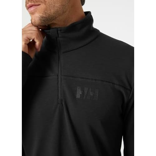 Helly-Hansen Men's HP 1/2 Zip Pullover, 982 Ebony, Small