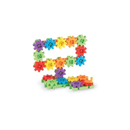 Learning Resources Gears! Gears! Gears! Starter Building Set, STEM Activities, Fine Motor Skills, Toddler Explorer Kit, Sc...