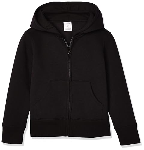 Amazon Essentials Girls and Toddlers' Fleece Zip-Up Hoodie Sweatshirt