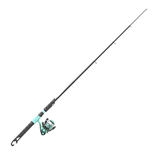 Zebco Rambler Fishing Reel and Rod Combo, Durable Fiberglass Rod with Built-in Carabiner, Patented No-Tangle Reel, Pre-Spo...