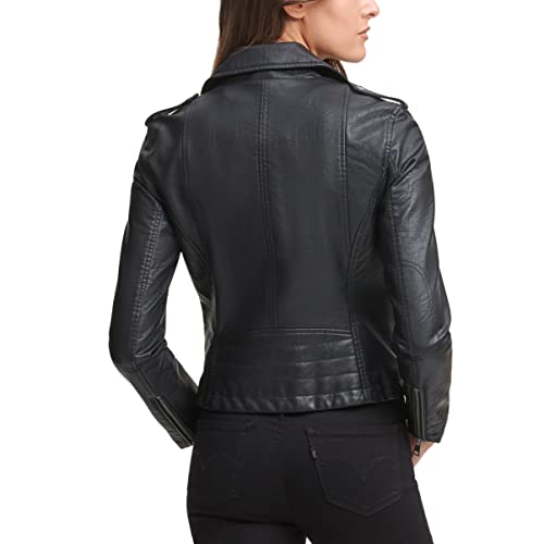 Levi's womens The Classic Faux Leather Moto Jacket (Regular & Plus Size)