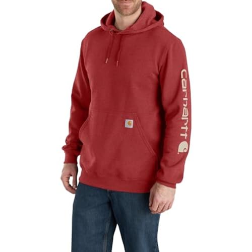 Carhartt mens Loose Fit Midweight Logo Sleeve Graphic Sweatshirt Closeout