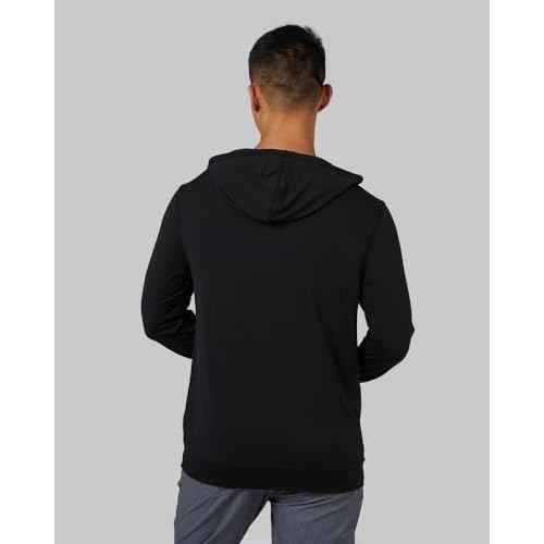 32 Degrees Men's Cool Classic Long Sleeve Hooded T-Shirt | Anti-Odor | 4-Way Stretch | Moisture Wicking