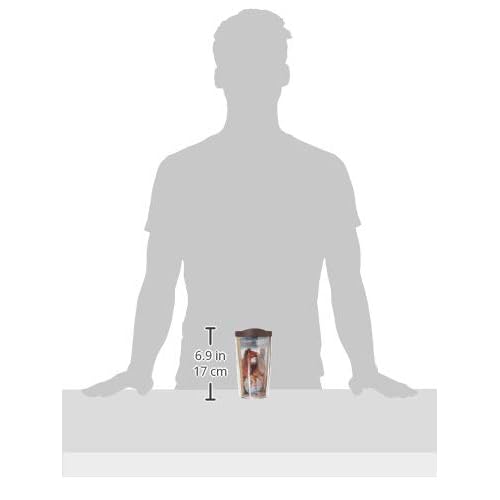 Tervis Coastal Wild Horses Made in USA Double Walled Insulated Tumbler Travel Cup Keeps Drinks Cold & Hot, 16oz, Classic