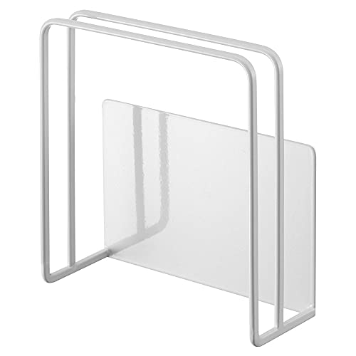 Yamazaki Industries 5138 Magnetic Cutting Board Stand, White, Approx. W 5.3 x D 2.2 x H 5.5 inches (13.5 x 5.5 x 14 cm), T...