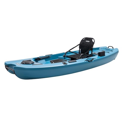 Lifetime Manta Angler Kayak 10', Stand-Up Fishing Kayak, 6 Rod Holders, Adjustable Seat