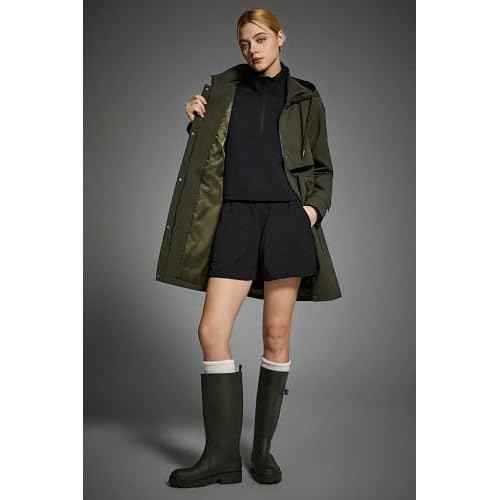 Orolay Women's Long Windbreaker Hooded Light Jacket Active Outdoor Anoraks
