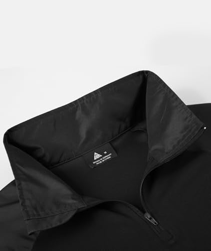Men's Tactical Military 1/4 Zip Long Sleeve Shirt Breathable Fabric with Pockets Comfort Fit for Outdoor