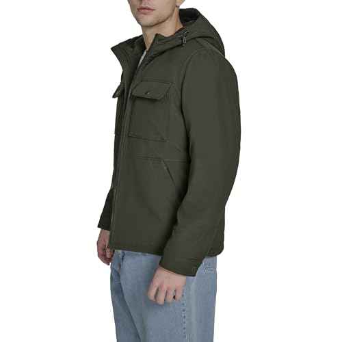 Levi's mens Ripstop Softshell Jacket With Hood