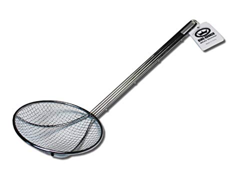 King Kooker 1618 16-Inch Propane Outdoor Cooker with Aluminum Pan and King Kooker WKA2 18-Inch Nickel Plated Skimmer