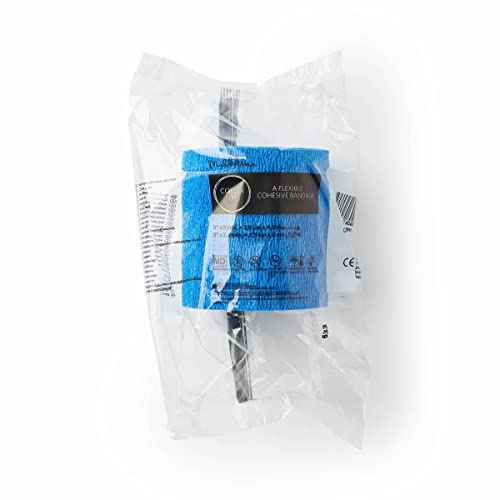 Medline CoFlex LF2 Quick Stick Non-Sterile Cohesive Bandages, Assorted Colors, 3" x 5 yds., (7.6 cm x 4.6 m), Pack of 24