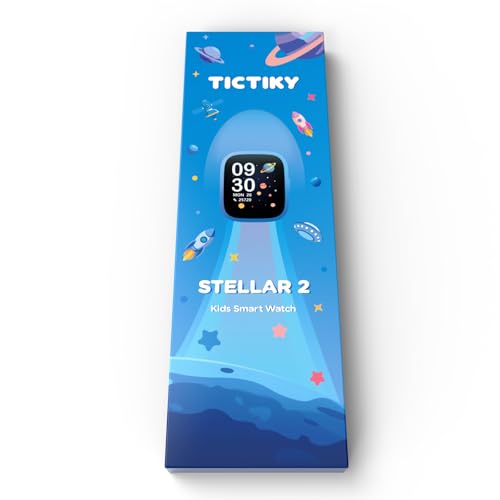 TICTIKY Kids Watch for Girls 5-12, Kids Smart Watch Fitness Tracker Pedometer, No Phone Needed, Puzzle Games with Parental Control, IP68 Waterproof, Heart Rate, Sleep Monitor, Step Counter, 80 Sports