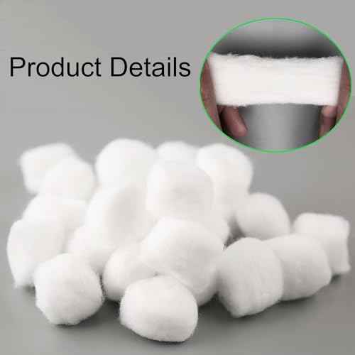 400 Count Pure Cotton PremiumCotton Balls£¬Organic Cotton Balls, Absorb Well, Super Soft,Multipurpose for Makeup Removal,Applying Lotion or Powder,Nail Polish, for Everyday Household Use£¨2 * 200£©