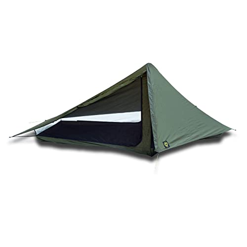 Six Moon Designs Skyscape Trekker Dark Green 1 Person 28 oz. Ultralight Backpacking Tent. Our Longest Shelter. Floor Stret...
