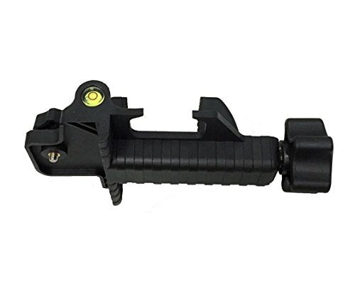 AdirPro Mounting Clamp for LD-8 and LDG-8 Laser Detectors with Built-in Bubble Level - Attach Receiver to Variety of Items...