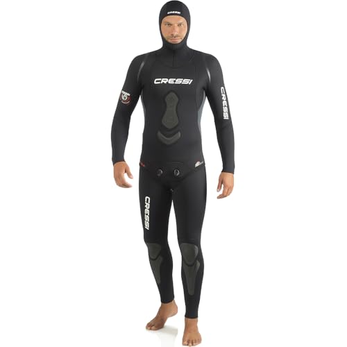 Cressi Apnea 2-pcs Freediving Spearfishing Wetsuit, Jacket & Pants, Loading Chest Pad, Knee Protection, Anatomical Design...