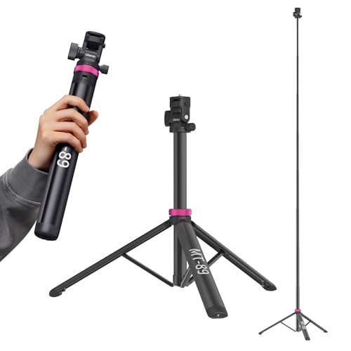 ULANZI MT-89 Extendable Tripod Aluminum, 82" Portable Adjustable Light Stand with 1/4" Screw Quick Release, Camera Phone T...