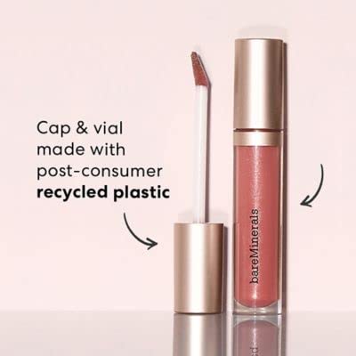 bareMinerals Mineralist Lip Gloss-Balm, Hydrating Lip Gloss + Balm Hybrid, Sheer Glossy Lip Balm, No Stickiness, Improves Lip Sm
