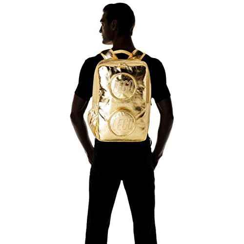 LEGO Brick Backpack - Gold Fashion Backpack, Gold