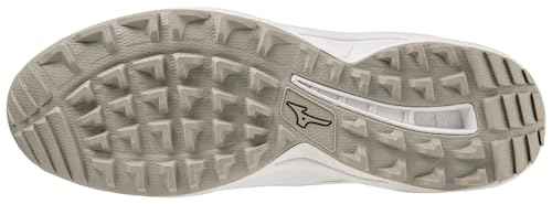 Mizuno Men's Ambition 3 BB Low AS Baseball Cleats, White, 12.5
