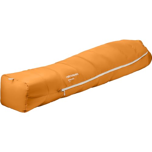 Retrospec Dream Mummy Sleeping Bag - 5, 15, & 30¡ÆF Cold Weather Camping & Travel Essential Gear with Water - Resistant Shell & Synthetic Fill - Zippered Pocket & Stuff Sack