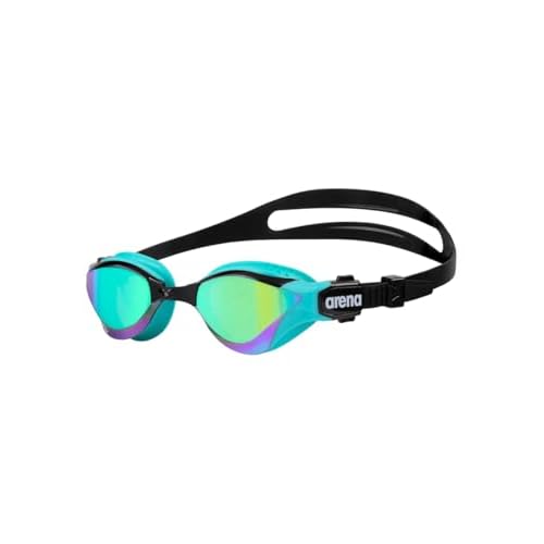 ARENA Unisex Adult Cobra Tri Swimming Goggles for Triathlon and Fitness Swipe Anti-Fog Wide Vision Mirror Lens
