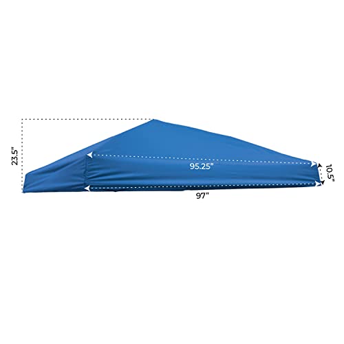 IMPACT CANOPY Pop up Canopy Replacement TOP ONLY, Royal Blue