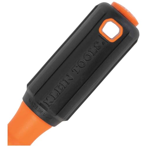 Klein Tools 85073INS Insulated Screwdriver Set, Made in USA, features 1000V Phillips, Slotted and Square Tips, Cushion Gri...
