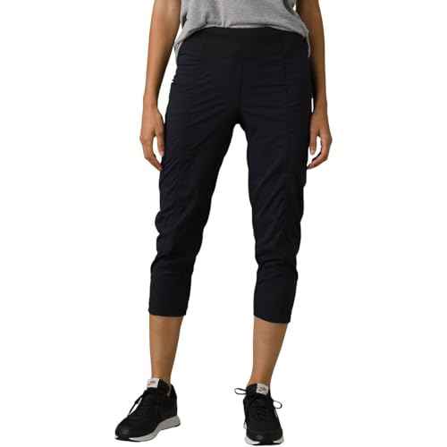 prAna Womens Koen Capri, Black, X-Small