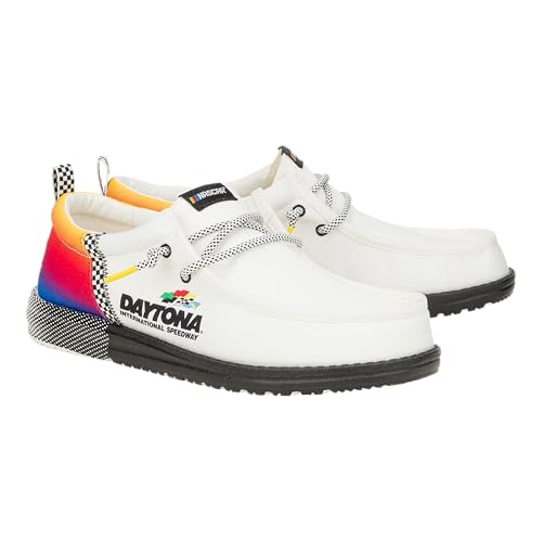 HEYDUDE X NASCAR, Men's Slip-on Loafers, Comfortable & Light-Weight