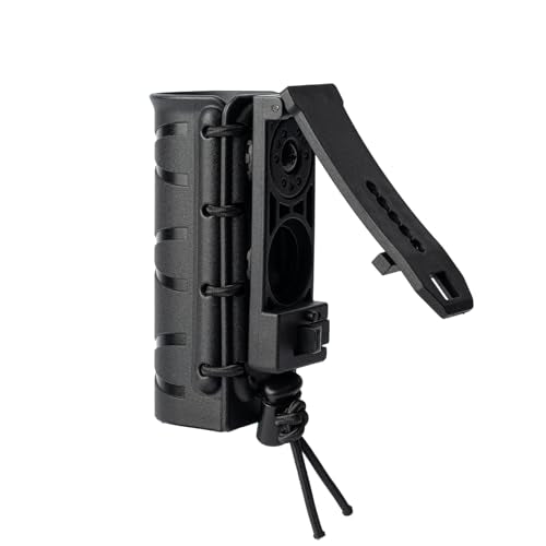 TACNEX Open Top OC/Mace Spray Holster for Duty Belt/Vest Quick Release Pepper Spray Case MK3/MK4 Canister Holder Polymer C...