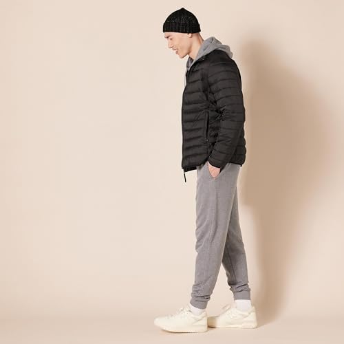Amazon Essentials Mens Packable Lightweight Water-Resistant Puffer Jacket (Available in Big & Tall)
