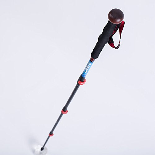 MBC Carbon Fiber Trekking Pole 4 Section Extendable Photography Monopod Leg Stand for Camera and Camcorder