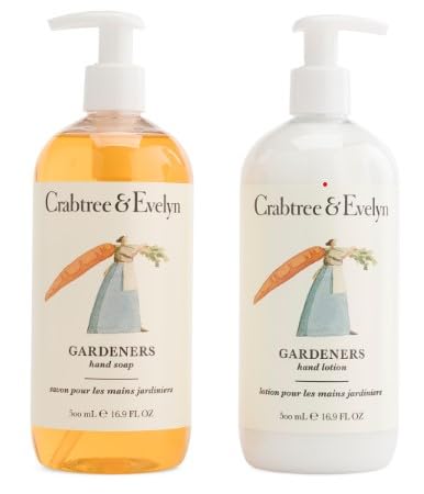 Crabtree & Evelyn Gardeners Hand Soap and Hand Lotion Duo