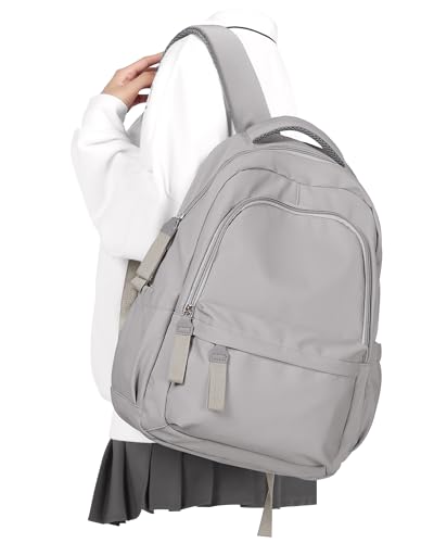winspansy Small Backpack For School Girls Boys Aesthetic Lightweight Travel Daypack Simple Cute Backpack For Women Men Col...