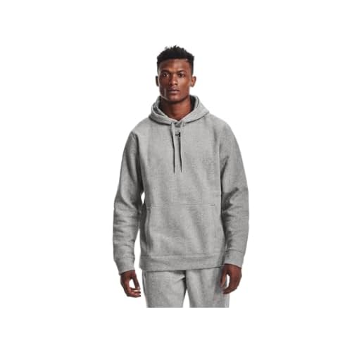 Under Armour Mens Hustle Fleece Hoodie - Ultra-Soft Cotton Blend SMT