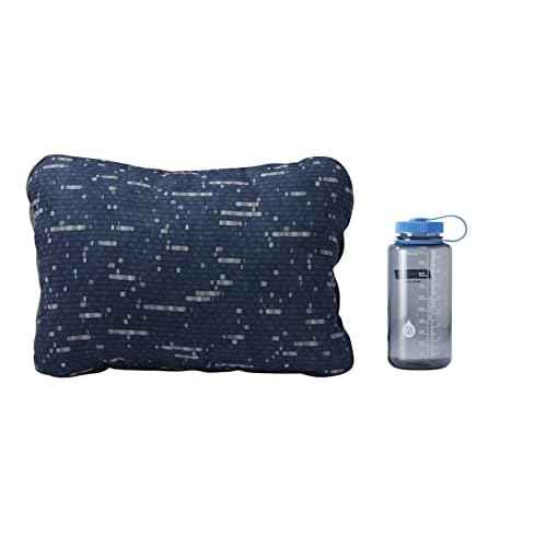 Therm-a-Rest Compressible Cinch Camping and Backpacking Pillow, Regular - 14 x 18 Inch, Warp Speed Print