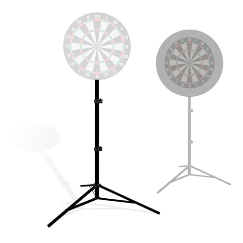 Dartboard Stand, Heavy Duty Portable Dart Board Holder with Adjustable Height (34" to 74"), Dart Board Stand for Adults, S...